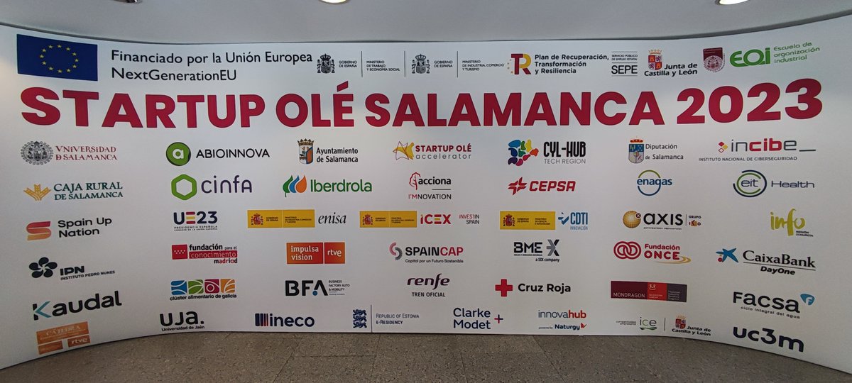 CircularEngine's tweet photo. Circular Engineering está presente en STARTUP OLÉ Salamanca 2023 🚀🌟
Ven y únete a nosotros en nuestro stand de la Universidad de Jaén para aprender más sobre cómo estamos transformando la industria por un futuro sostenible.  #STARTUPOLÉ2023 #EconomíaCircular  #Salamanca https://t.co/vvXSE8xP93