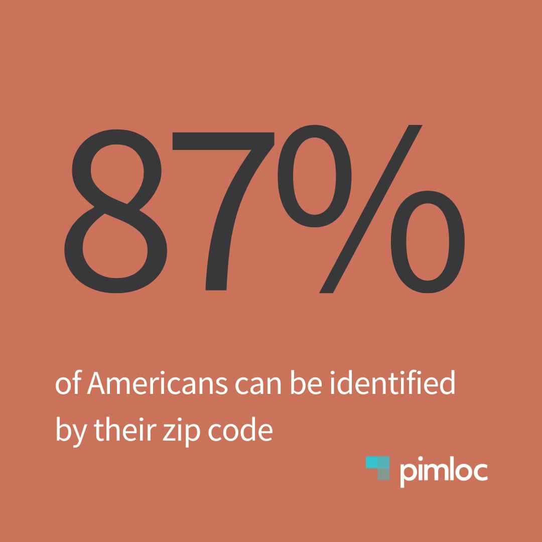 pimloc's tweet photo. According to studies, 87% of Americans can be identified by their zip code, and other researchers say they could correctly re-identify 99.98% of individuals in anonymised data sets with only 15 demographic attributes.
https://t.co/9UtP4Ph8jH
#healthcare #anonymisation #privacy https://t.co/LSukdVrqaa