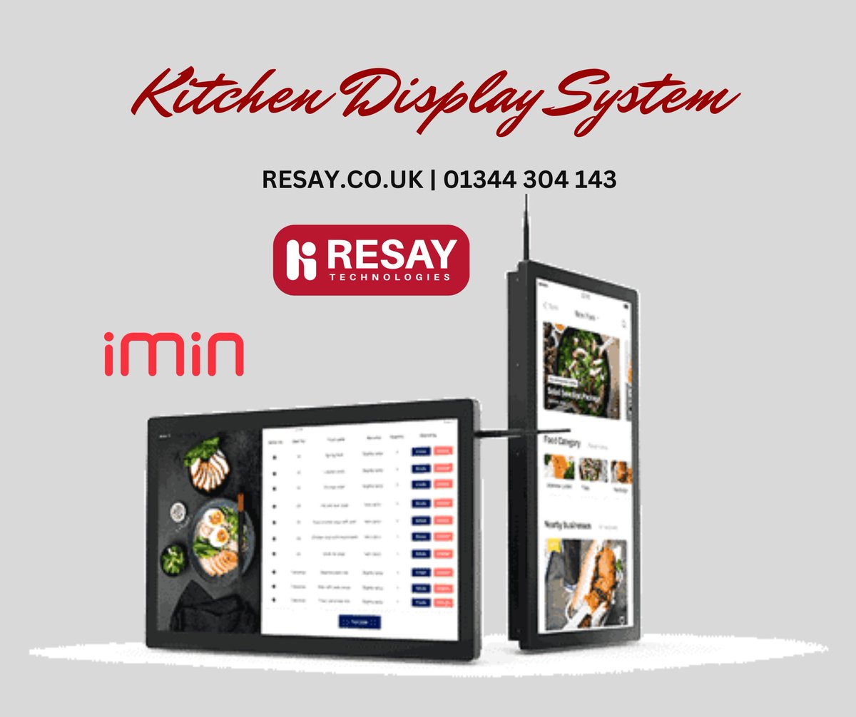 ResayTec's tweet image. #IminK1 #KitchenDisplaySystem #KitchenDisplay #IminKitchenDisplay #KitchenManagement #DisplaySystem