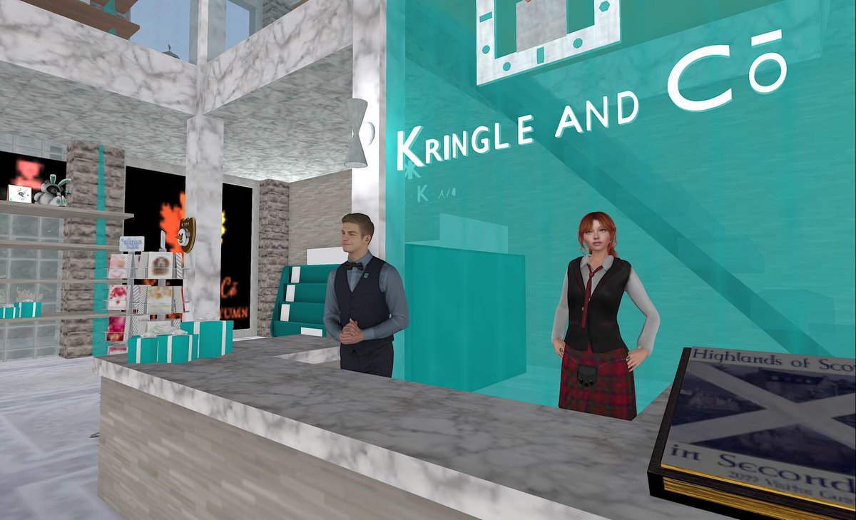 KringleCo's tweet photo. We're getting ready for Autumn at Kringle & Cō. with seasonal items and more, all leading up to Halloween next month! Visit our main store in Dornoch and adjacent #KringleCo Kilts and Tartans for a full array of Scottish apparel in your choice of tartan pattern! #SecondLife https://t.co/cfWYv6AV50