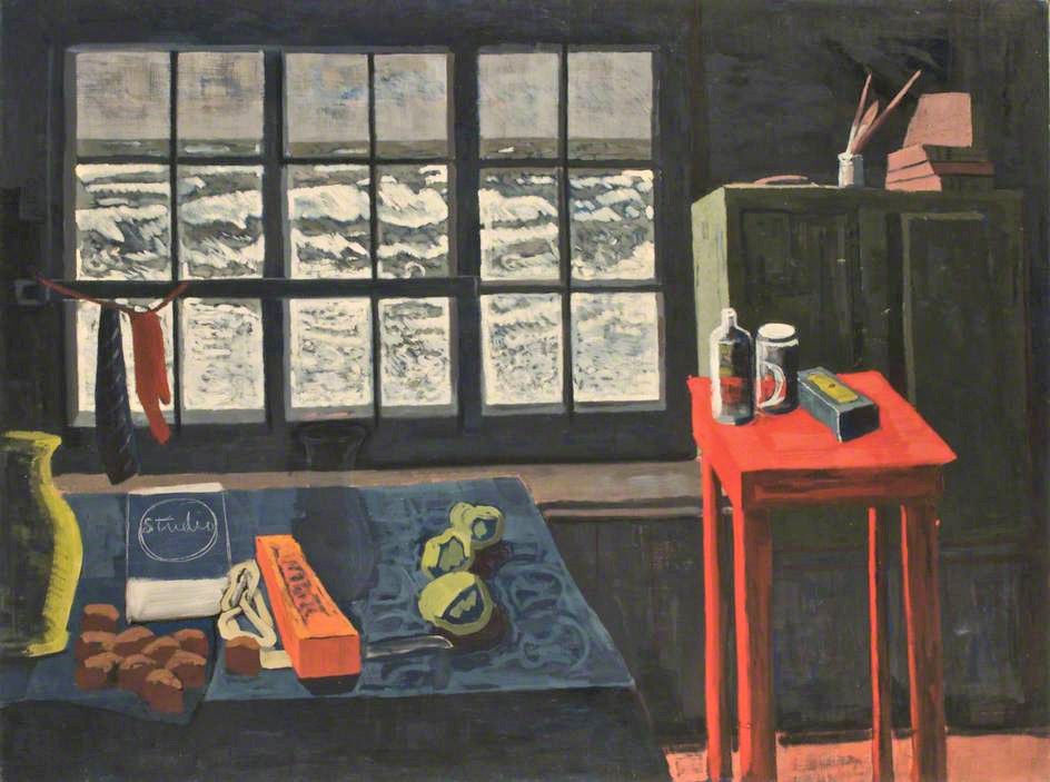 TOMORROW at 5.30pm, Wed 6 Sep at <a href="/DovecotStudios/">Dovecot</a>  <a href="/AliceStrang/">Alice Strang Art</a>  will give her  talk 'An (Almost) A to Z of Modern Scottish Women Artists'. Tickets: bit.ly/3OPmMKI. Coinciding with 'Women Artists: 250 Years of Challenging Perception' including WBG's 'The Blue Studio' 1947