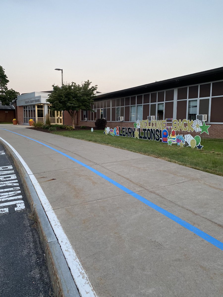 Here’s to a wonderful first day of school and a fantastic school year! We are ready for our kiddos to return. 💚💛#rhpride #learylions #rhyoubelonghere