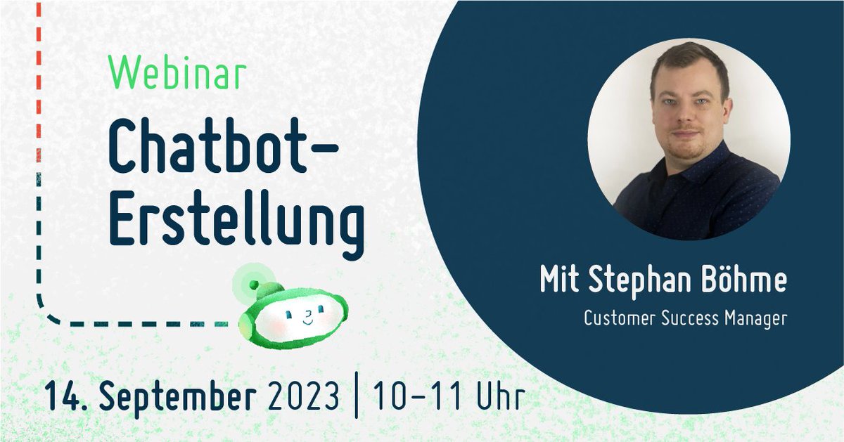 kiko_software's tweet image. 🤩 Ihr könnt euch wieder auf ein neues kostenfreies #Webinar freuen!

Webinar "Chatboterstellung"
📆 Donnerstag, 14.09.2023 | 10-11 Uhr

👉 Zur Anmeldung findet ihr hier: bit.ly/3UquA6G 

Wir freuen uns auf einen spannenden Austausch mit euch! 👋

#chatbot #ki #software