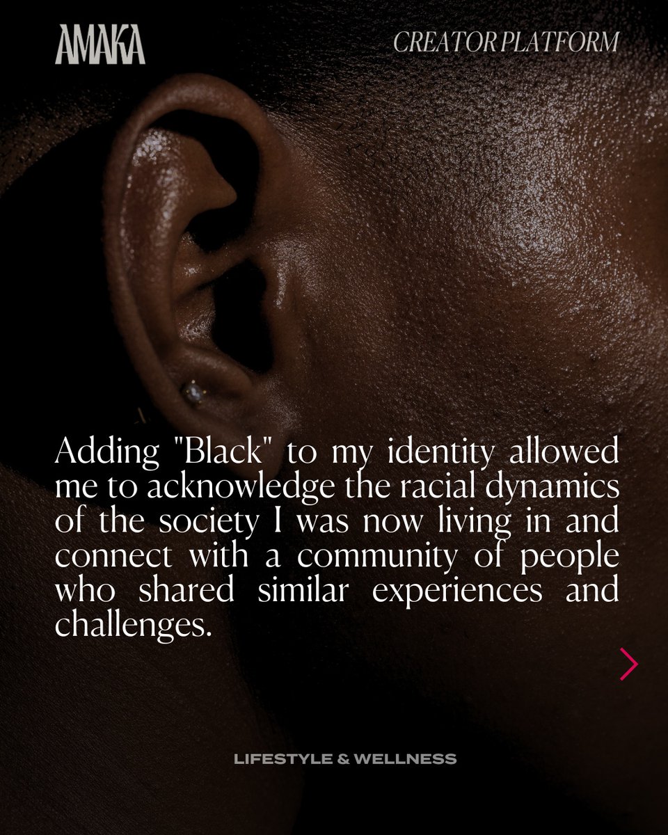 Identity is complex and multifaceted. My identity has been a journey of self-discovery and growth. 

amaka.studio/content/rcVIK3…

#Amakastudio #Ourworldtogether #Blackwomen #Panafrican #Identity #Africanwomen