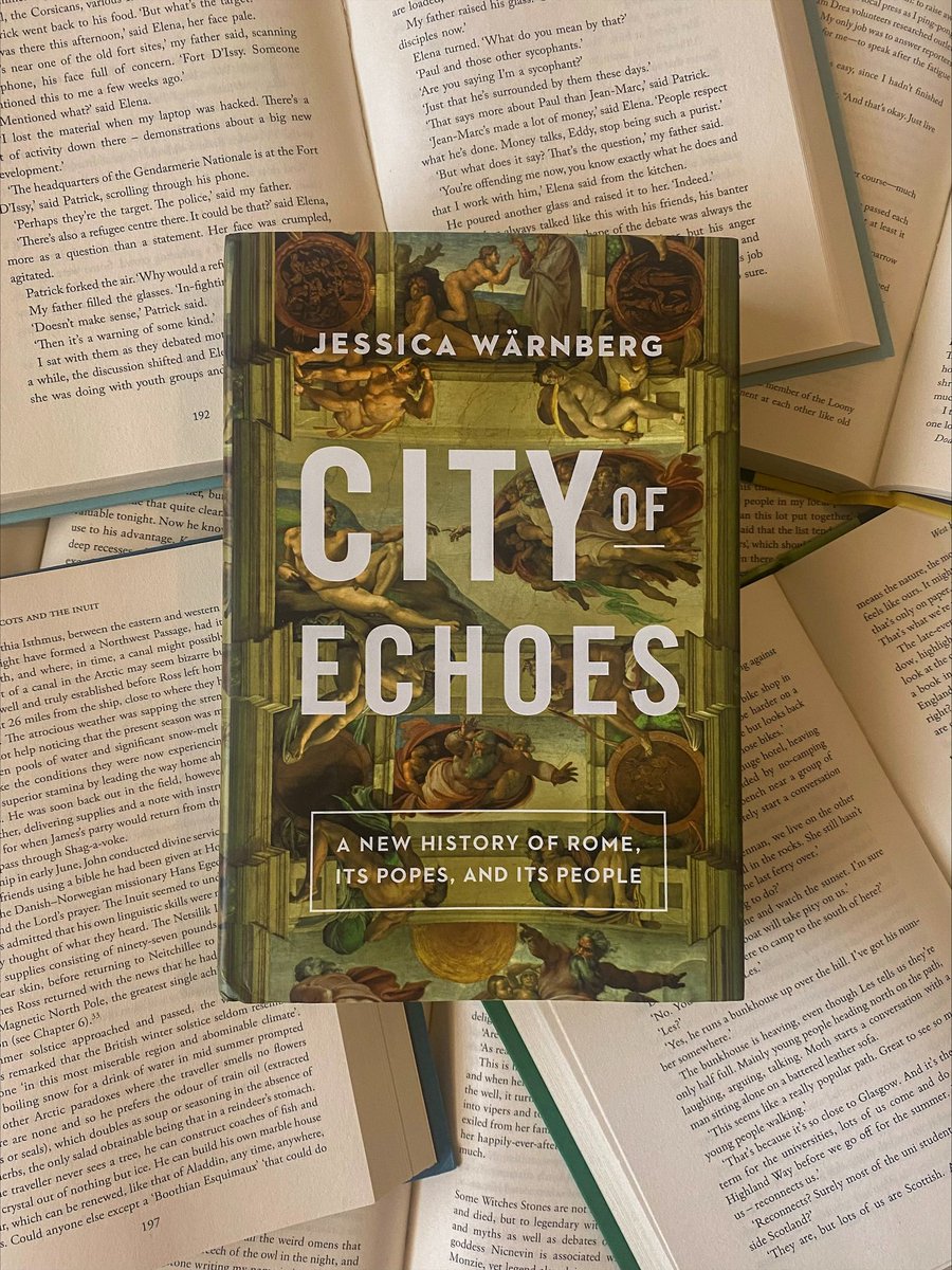 Historian @jessicawarnberg’s CITY OF ECHOES: A New History of Rome, its Popes and its People is published today by @pegasusbooks 👍👍👍

cc @FelicityBryan @StAndrewsHist @zoepagnamenta #rome #romanhistory #papalhistory #italianhistory 🇮🇹