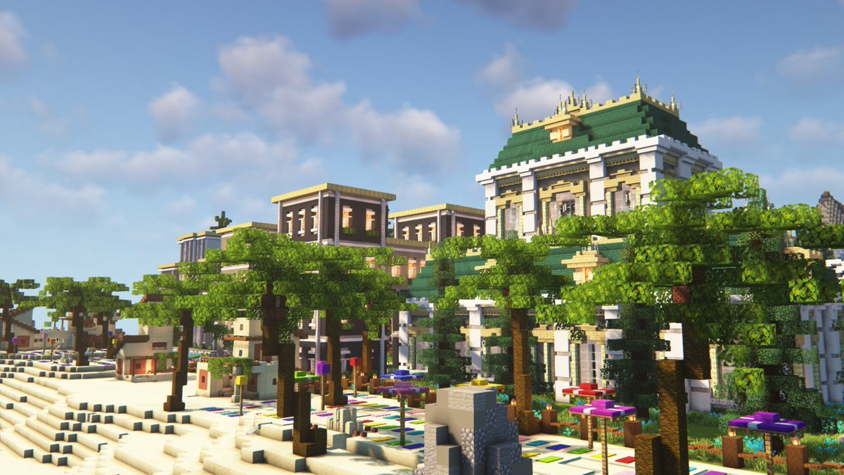 BuildRoomTeam's tweet image. 🏘️ Explore the beauty of our latest Minecraft town build! 🌆

⛏️ Looking to add a touch of grandeur to your server? Our team crafts bespoke towns that'll leave your players in awe.

📩 DM us to discuss your dream build! Let's create something extraordinary together #ServerBuilds