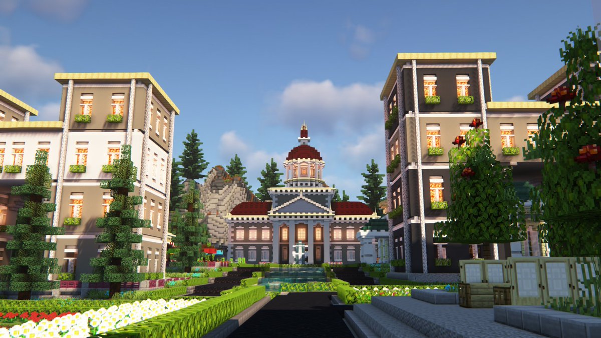 BuildRoomTeam's tweet image. 🏘️ Explore the beauty of our latest Minecraft town build! 🌆

⛏️ Looking to add a touch of grandeur to your server? Our team crafts bespoke towns that'll leave your players in awe.

📩 DM us to discuss your dream build! Let's create something extraordinary together #ServerBuilds