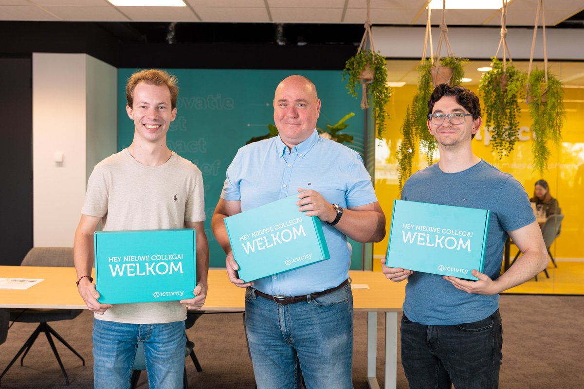 Afgelopen vrijdag zijn Rob, Jacko en Benjamin gestart bij Ictivity. Welkom in ons team nieuwe Ictivianen! 👋 Heel veel succes en plezier! 🔥 #welkom #ictivianen #werkenbijictivity