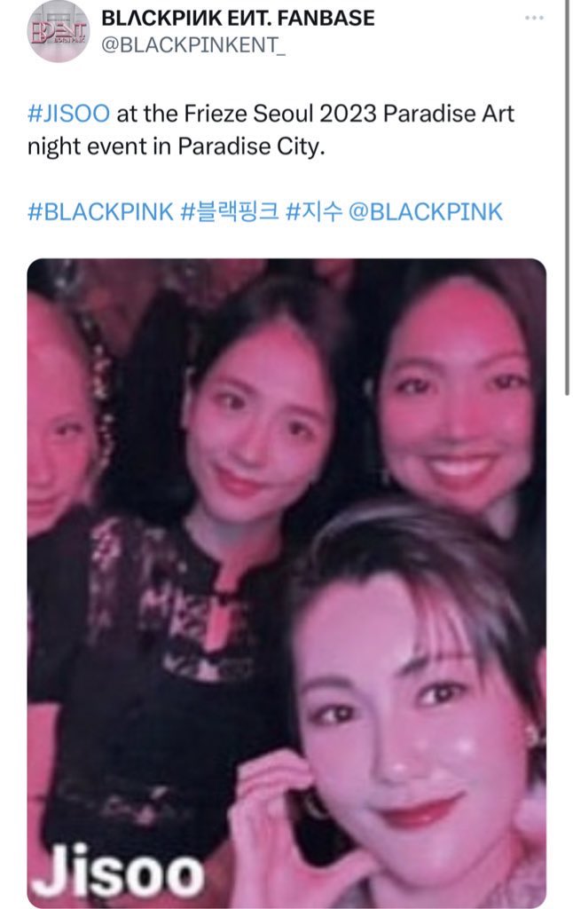 shinexsen's tweet photo. @elixirpinks @jisoocee Y'all are overdramatic? Why bp fanpage can post but not jisoo fanbase can post this picture? https://t.co/XkBo6xzFUW