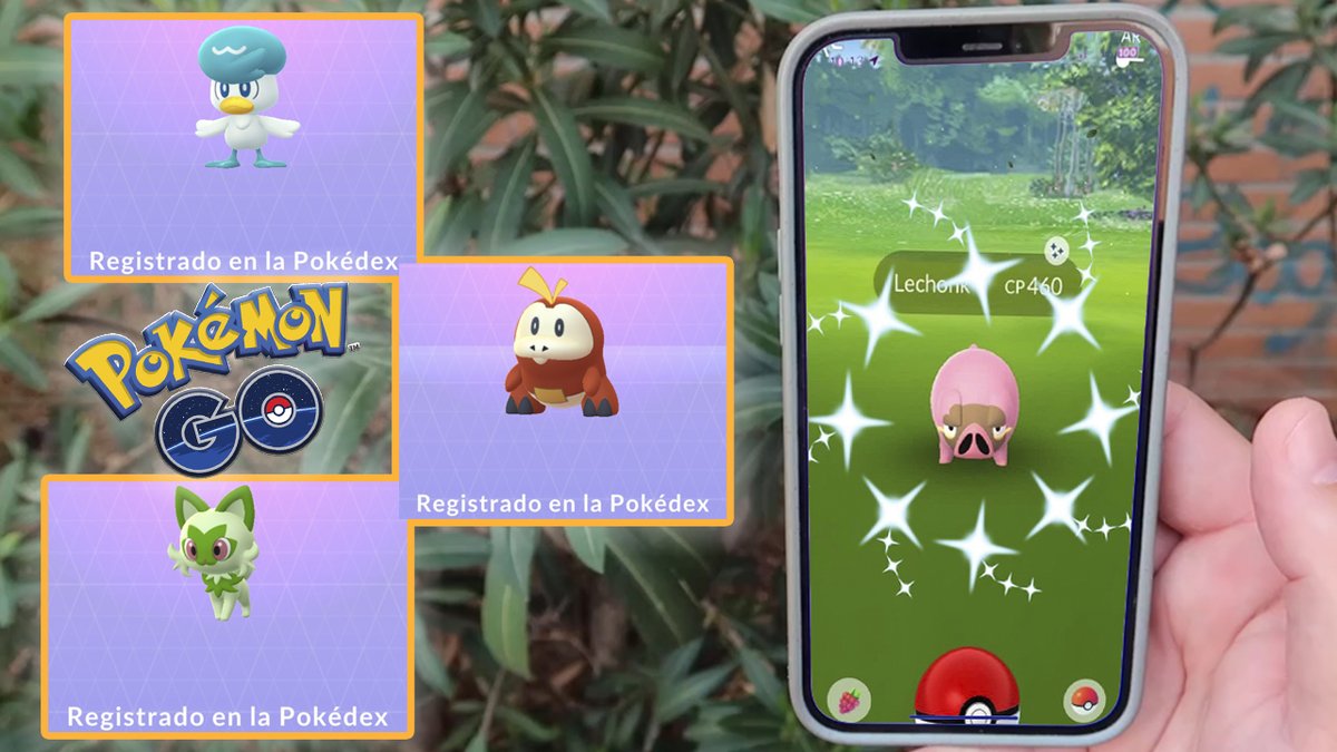 keibron's tweet photo. 🎬Nuevo Vídeo🎬
¡CAPTURO LECHONK SHINY✨, SPRIGATITO, FUECOCO y QUAXLY mis REGISTROS de 9 GENERACIÓN! ¡Paldea a llegado a Pokémon GO!
#Pokemon #PokemonGO #Paldea #9generacion #9gen
¡Compartir a tope se agradece! ❤
▶️ Youtube: https://t.co/WLUswMtXVg https://t.co/67AGh3BgKX