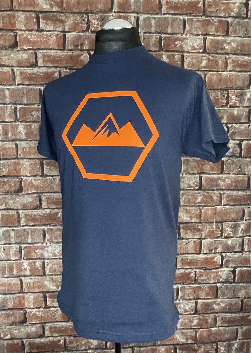 ECClothing2020's tweet photo. Hi Folks

A new month and a new T-shirt is now available - The Wayfarer 

Stand out on your adventures with this @GillAJones designed T-shirt 👍 orange &amp; navy blue is a classic combination 😎

https://t.co/lQyDONSBFO https://t.co/X9AdgGZaWk