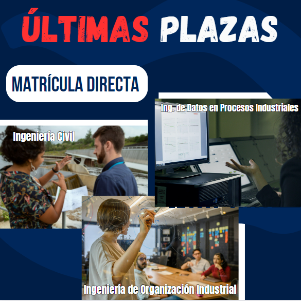 ¡ÚLTIMAS PLAZAS‼
La #EUPLA mantiene abierto el plazo de matrícula directa para inscribirse en los siguientes grados:

▶Ingeniería de Datos en Procesos Industriales
▶Ingeniería de Organización Industrial
▶Ingeniería Civil

Haz tu matrícula

#universidad #grado #ingeniería