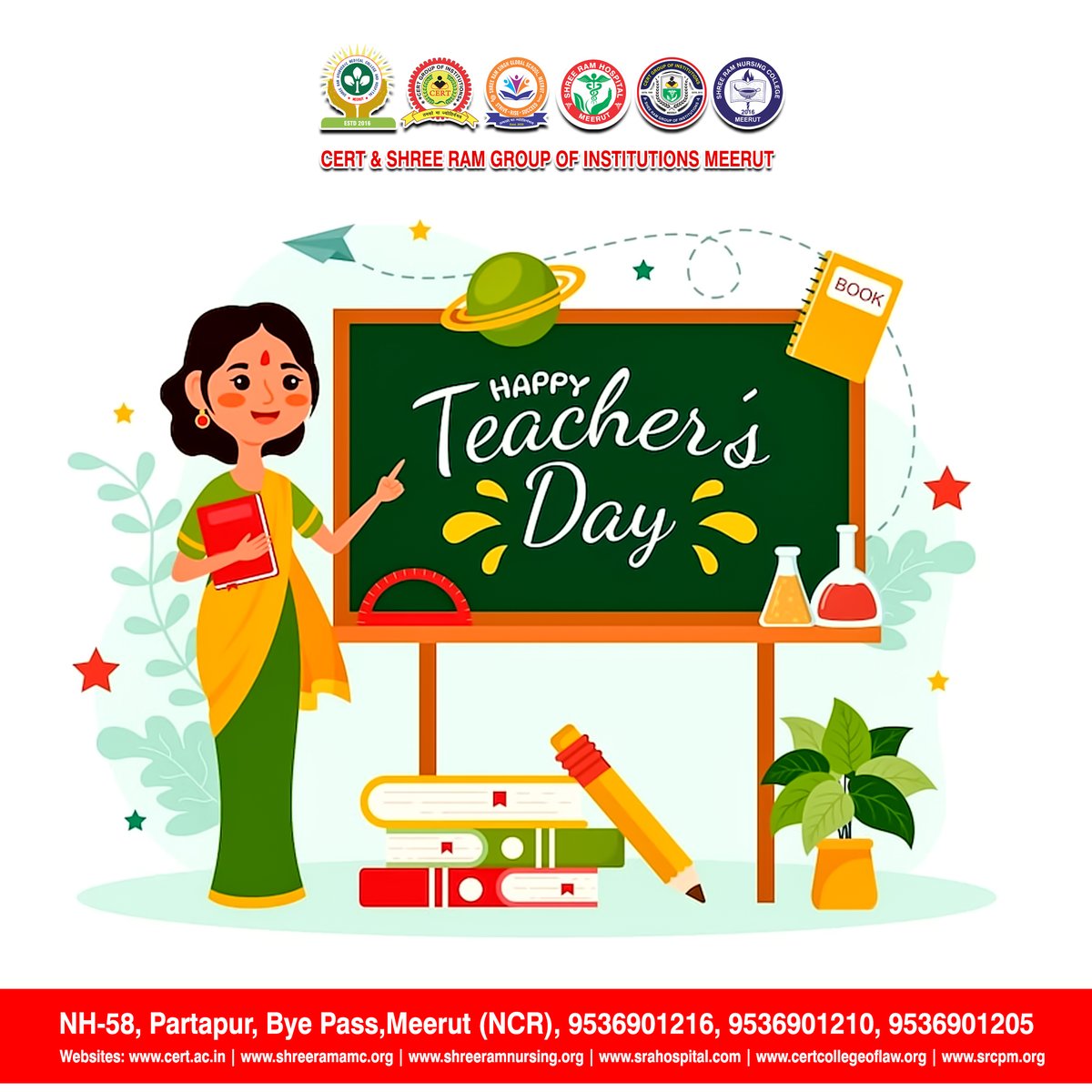 ✨ Happy Teacher's Day 💐💫Empowering minds, shaping futures, and celebrating teachers today and every day! 📚🍎 #teacherappreciation #thankateacher #educationmatters #cert #teacherday2023 #gratefulforteachers #inspiringteachers #worldteachersday #educationmatters #teacherlove