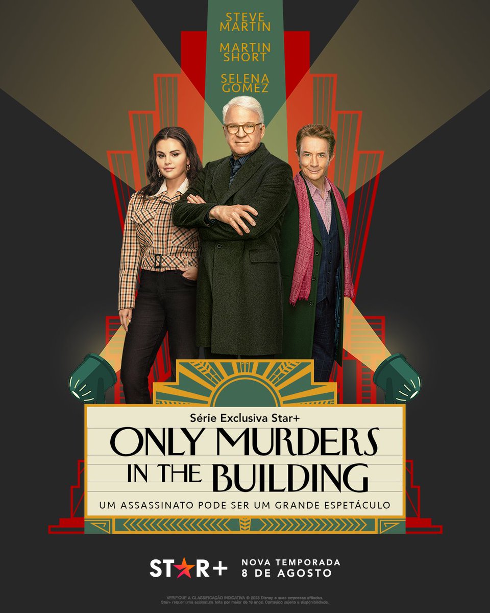 selenagomezbr's tweet photo. TÁ NO AR!

O sexto episódio de #OnlyMurders já está disponível na @StarPlusBR. ❤️ https://t.co/mNCRfNuUwO