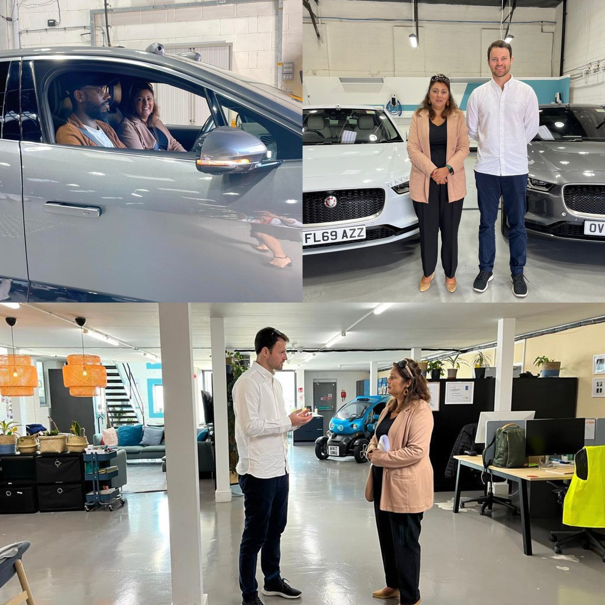 The automotive industry will go through a self-drive revolution = huge economic growth &amp; new jobs. We are supporting 🇬🇧 AI tech firms in leading the way with over £50m <a href="/biztradegovuk/">Department for Business and Trade</a> funding for autonomous projects.
Great to visit <a href="/wayve_ai/">Wayve</a> &amp; see 🇬🇧 tech in action🤝