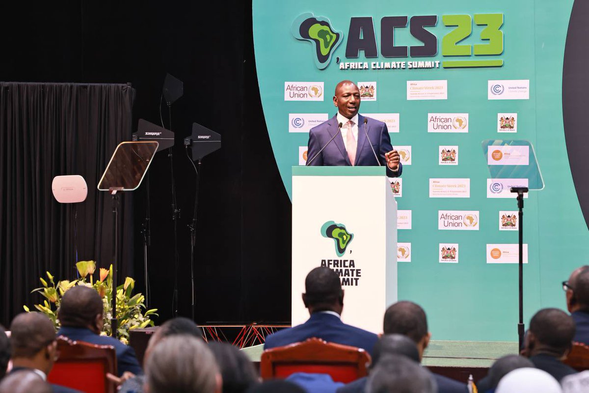 At the official opening of the Heads of State Session of the #AfricaClimateSummit. Very powerful and profound commitments made by Heads of State and especially our own H.E <a href="/WilliamsRuto/">William Samoei Ruto, PhD</a>. Africa has spoken. The world is listening.