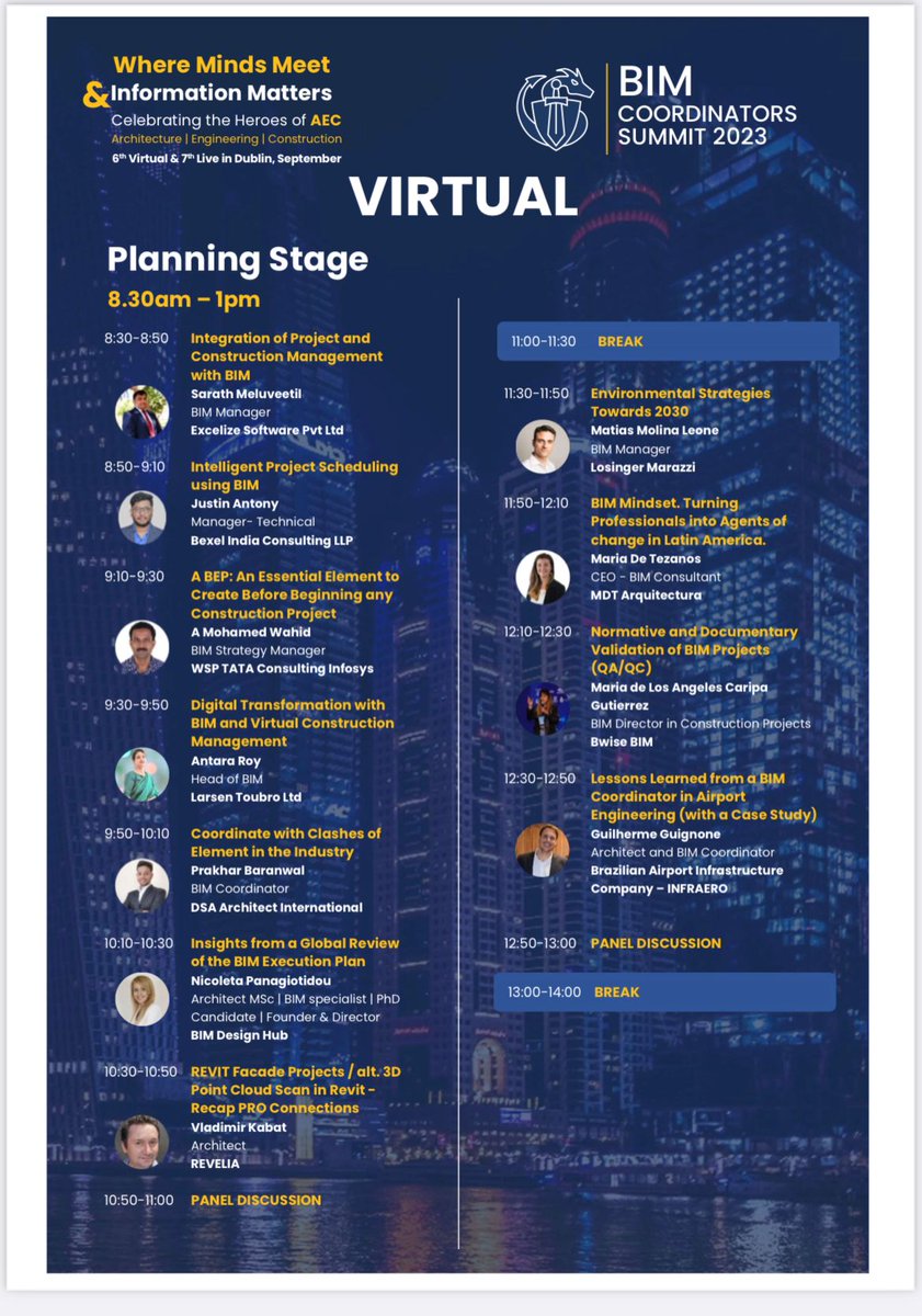 TezanosMaria's tweet photo. Agradecida a @BIMCoordinators y @ralph_arcdox por ser parte un año más del evento más importante de #BIM a nivel internacional y me enorgullece ver el crecimiento y la trascendencia que adquiere año tras año.

No se lo pierdan de forma virtual el próximo 6 de Setiembre. https://t.co/6DD5V9Wfc6