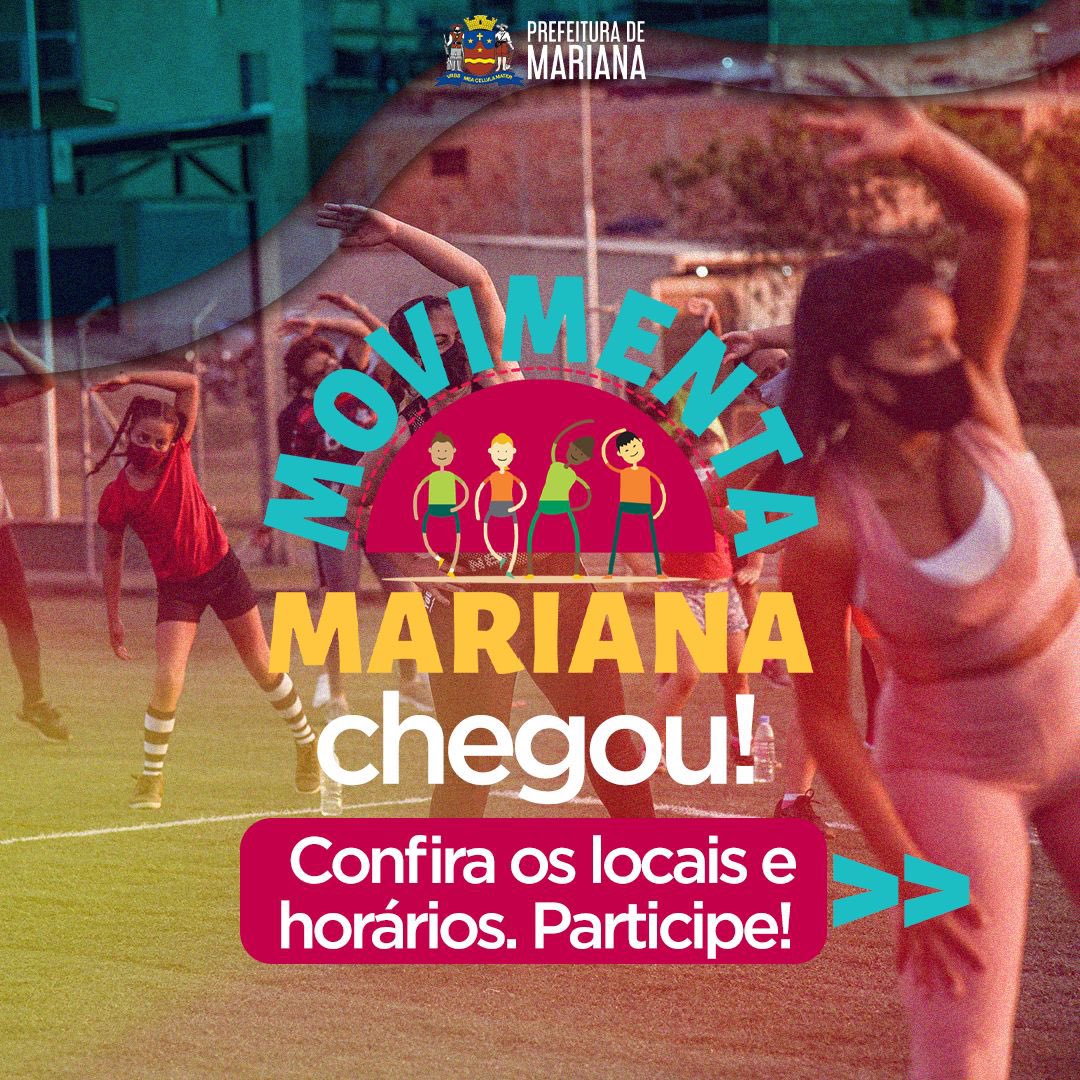 FlvioRam2's tweet photo. 🏋🏻‍♀️ Continuando com o compromisso de levar mais qualidade de vida para população, o Movimenta Mariana ampliou seus polos e agora também estamos no distritos de Águas Claras.
Toda quarta-feira, às 16h, no ginásio da localidade. Participe!

@PrefMariana …. https://t.co/KFVI5FRLR2