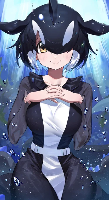シャチちゃん完成  #けものフレンズ