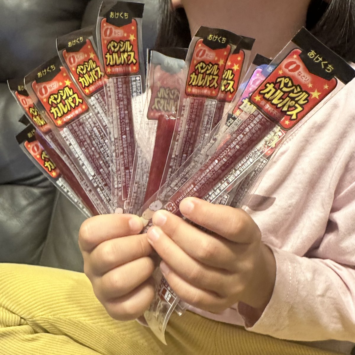 自分の手汗がついた酢だこさん太郎 - 菓子