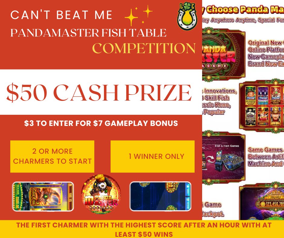 Snapsh0tSn1per's tweet image. Test your gaming skills and win a good price on 𝐏𝐀𝐍𝐃𝐀 𝐌𝐀𝐒𝐓𝐄𝐑 𝐅𝐈𝐒𝐇 𝐓𝐀𝐁𝐋𝐄 𝐂𝐎𝐌𝐏𝐄𝐓𝐈𝐓𝐈𝐎𝐍 🐼👑

Compete and get a change to be the King/Queen Today 🤩✨

#pandamaster #fishtable #playandwin #luckycharmers