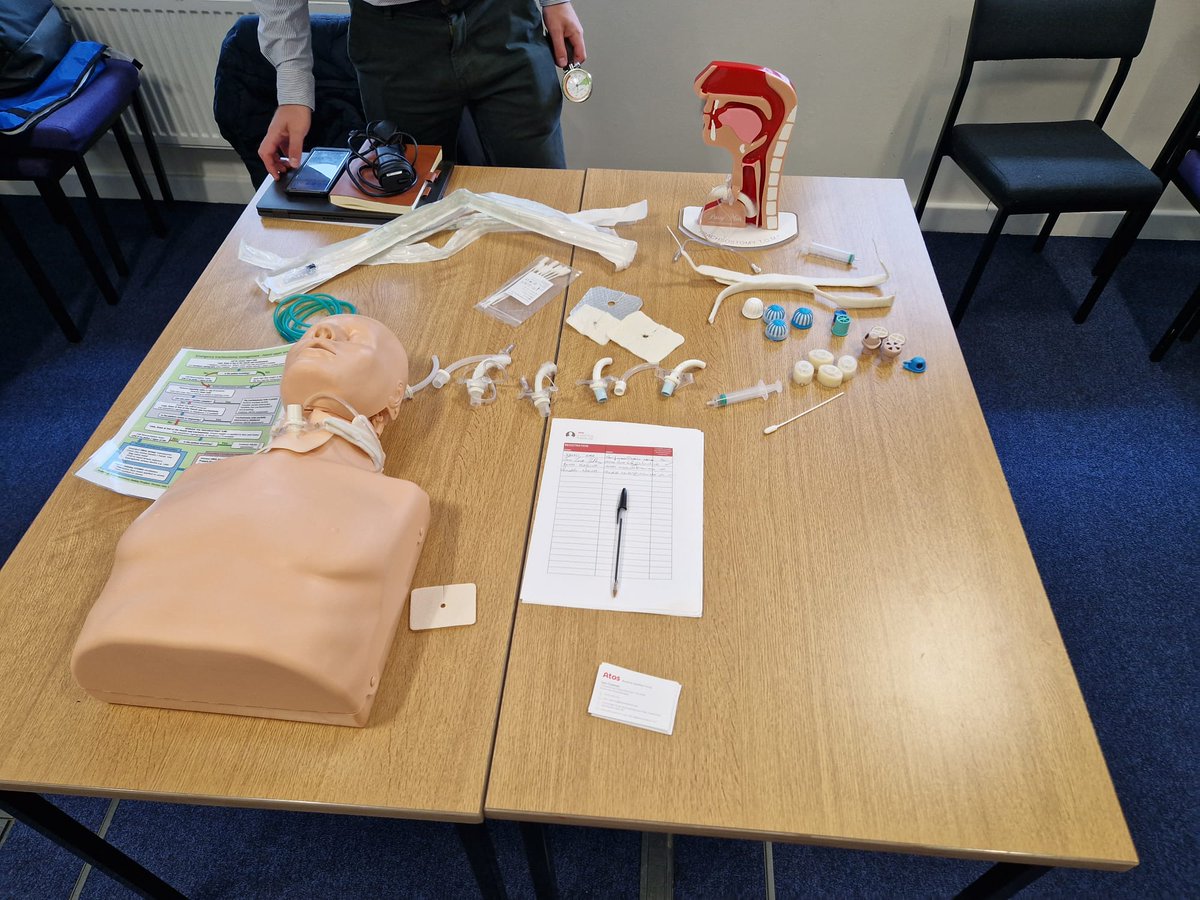 Another successful Simulated tracheostomy emergencies course (SCATE). Really great feedback and a great course to be involved with! @nhsuhcw @UHCWsimulation @kavdasgas #trache #trachetwist #simulation