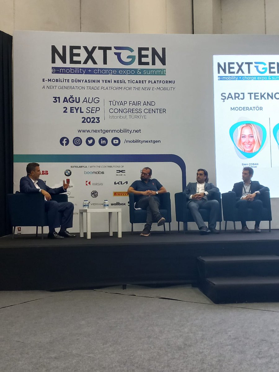 Zien_Energy's tweet photo. 31 Ağustos 2023 tarihinde İstanbul TÜYAP Fuar ve Kongre Merkezi'nde düzenlenen NextGen -EMobilite + Şarj Zirvesi'nde "Elektrikli Araç Teknolojileri" konulu oturumda konuşmacı olarak yer alan Zien Enerji CEO'su İsmail Emre Özcan.

 #elektrikliaraçlar #şarjistasyonu #teslatürkiye https://t.co/SL1OKDBm9N