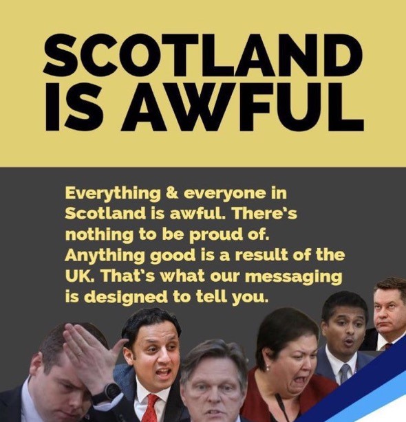 bellacaledonia's tweet photo. It's official from The Times (Scotland) not only is everything shit, but things are getting worse .., https://t.co/MgFyopjso1 https://t.co/GhaEOSTgIn