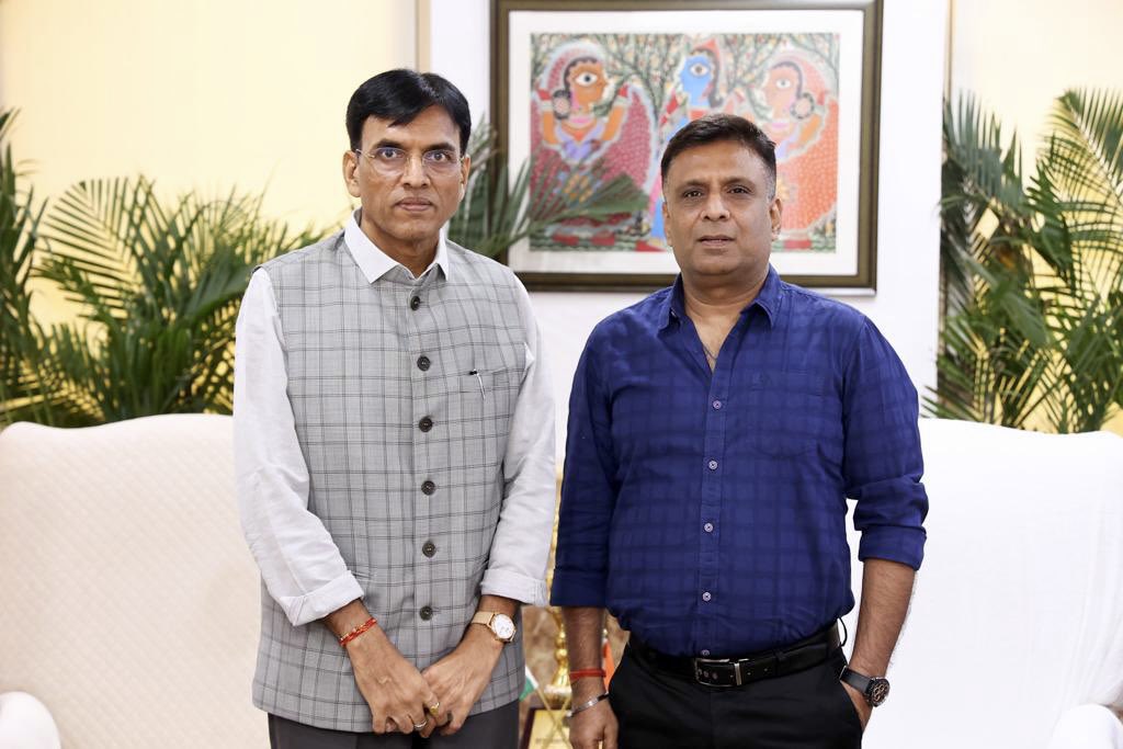 Had a Wonderful Interaction with @mansukhmandviya Minister of Health & Family Welfare, Chemicals & Fertilisers. @MoHFW_INDIA @fertmin_india @Pharmadept