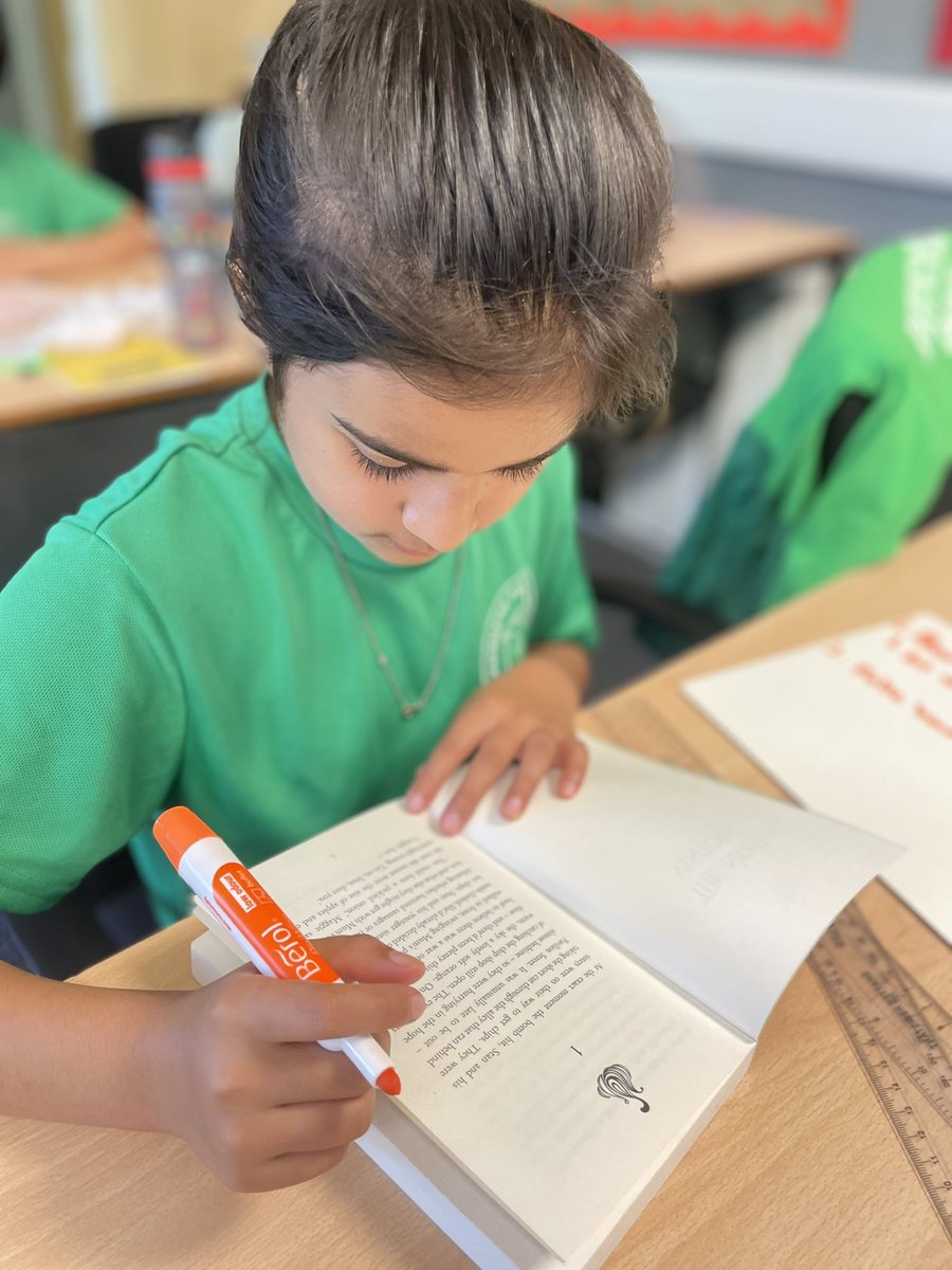 Gade_WPA's tweet photo. Year 6 enjoying their 1st class book that they will be studying linked to our Pathways on WW2
Great prediction, vocabulary and retrieval skills on display! #ReadingStars https://t.co/lbuN4EzR7A