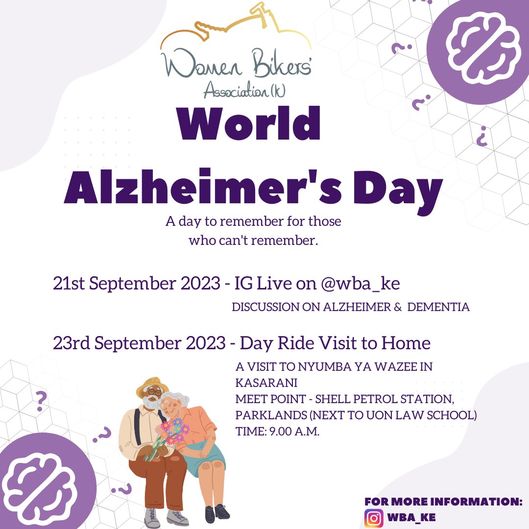 'A day to remember for those who can't' Join us this September as we celebrate World Alzheimer's Day.