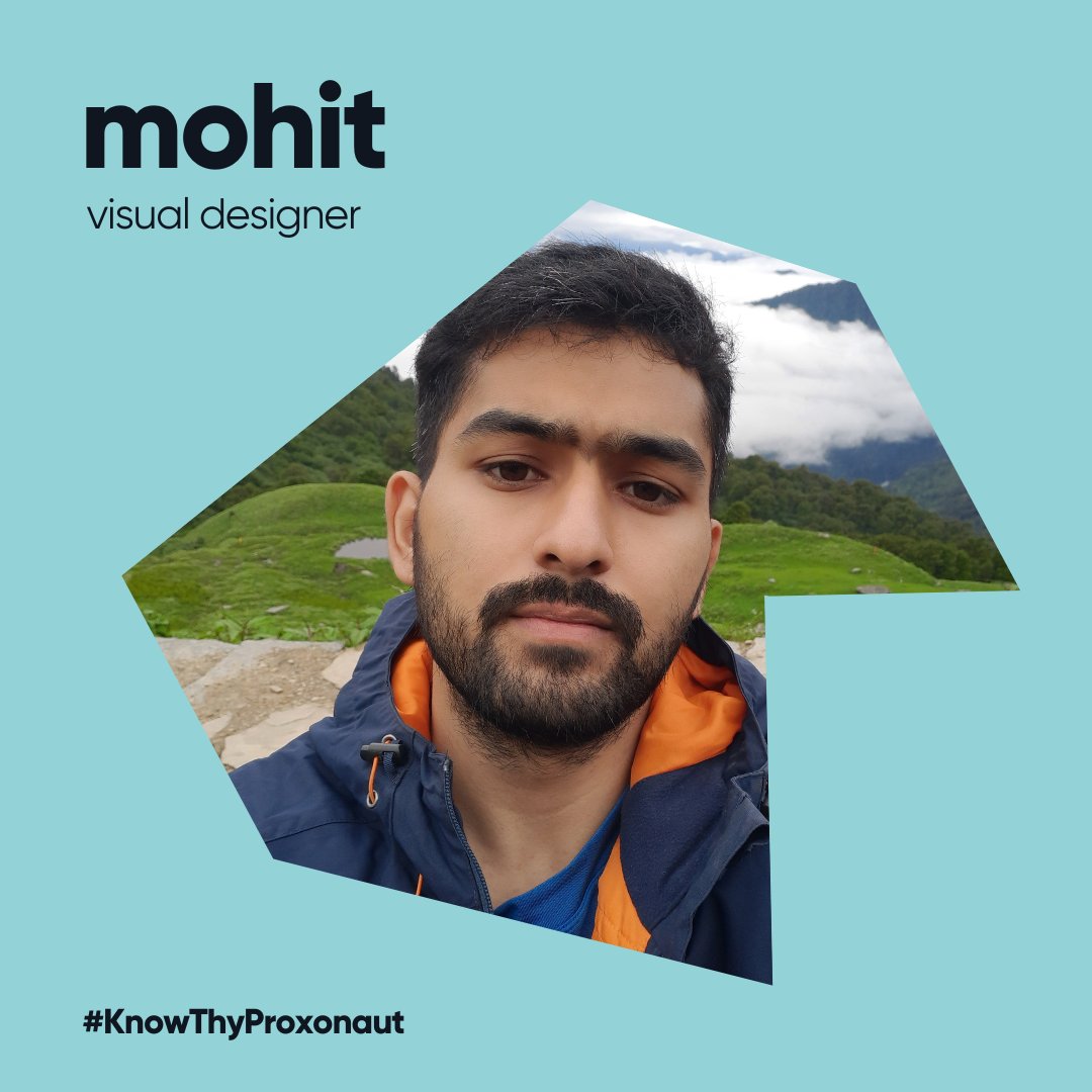 proxwrks's tweet photo. We caught up with Mohit, Visual Designer, for the current edition of #KnowThyProxonaut.
Swipe till the end to see how cool he is!!

#Proxonaut #Proxonauts #Proxoverse #ProxonautsInTheProxoverse
#FutureOfWorkReimagined  #WorkCulture #ProximityWorks https://t.co/v5JBxNf2IE