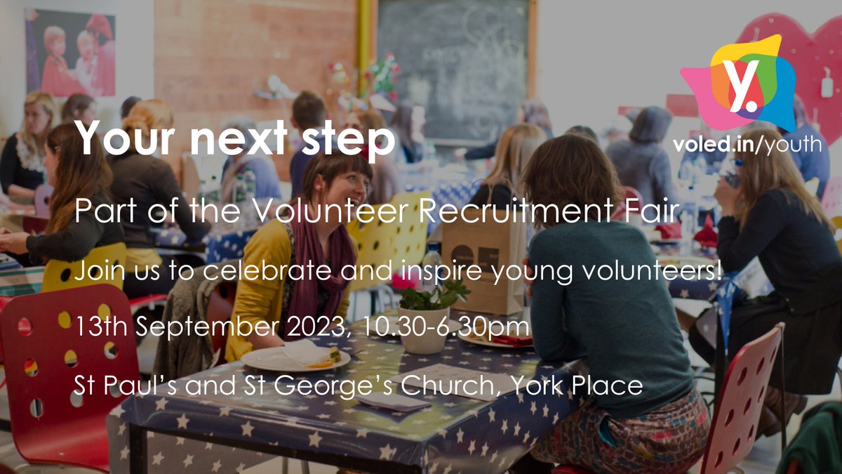 📢 Are you under 25, want to learn new skills &amp; make new connections? 

We're hosting a youth-focused event at our Volunteer Recruitment Fair where you can get tailored advice on volunteer placements &amp; hear from inspiring young volunteers.

Find out more: voled.in/youth