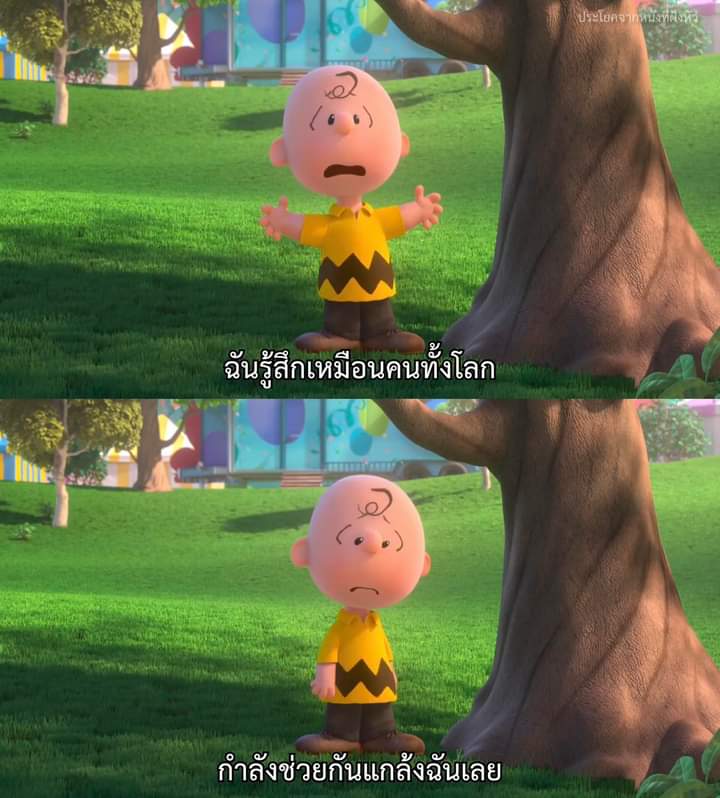เหมือนทั้งโลกเกลียดฉัน

- Snoopy and Charlie Brown : The Peanuts Movie -