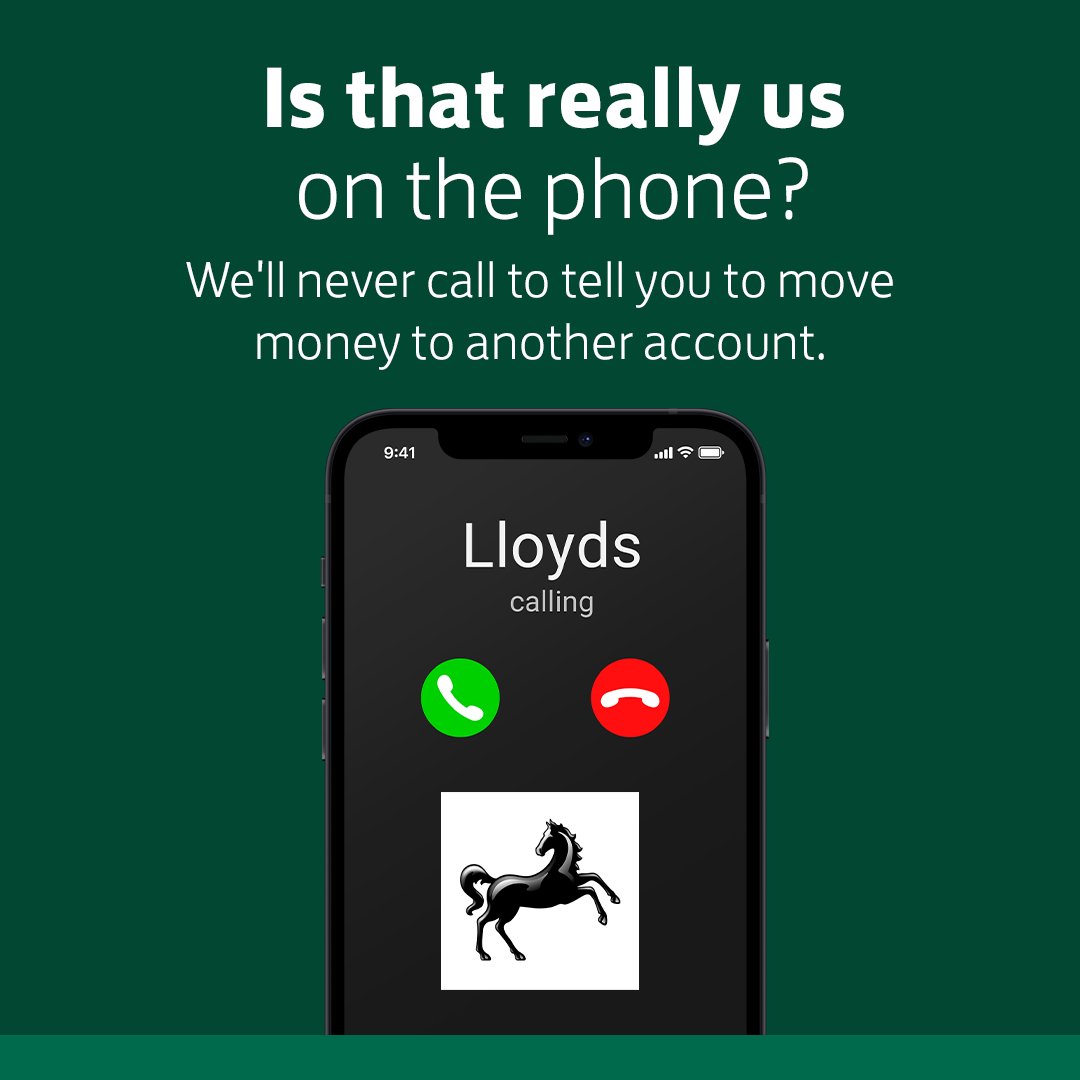 We'll never call to tell you to move money to another account. If you're not sure who’s on the phone, hang up. For more advice on scam calls, visit: spr.ly/6014PaGyI #ByYourSide