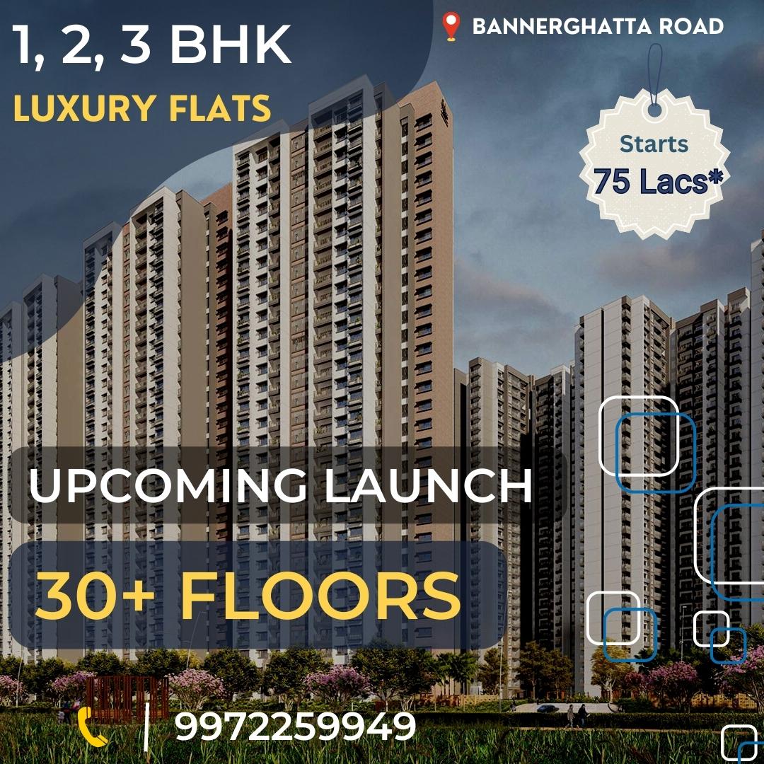 💥 Luxury and comfort with our 30 Floor Apartment launch in Bannerghatta Road. Contact us for more details: 9972259949

#upcominglaunch #bangalore #newproperties #bannerghatta #road #investments