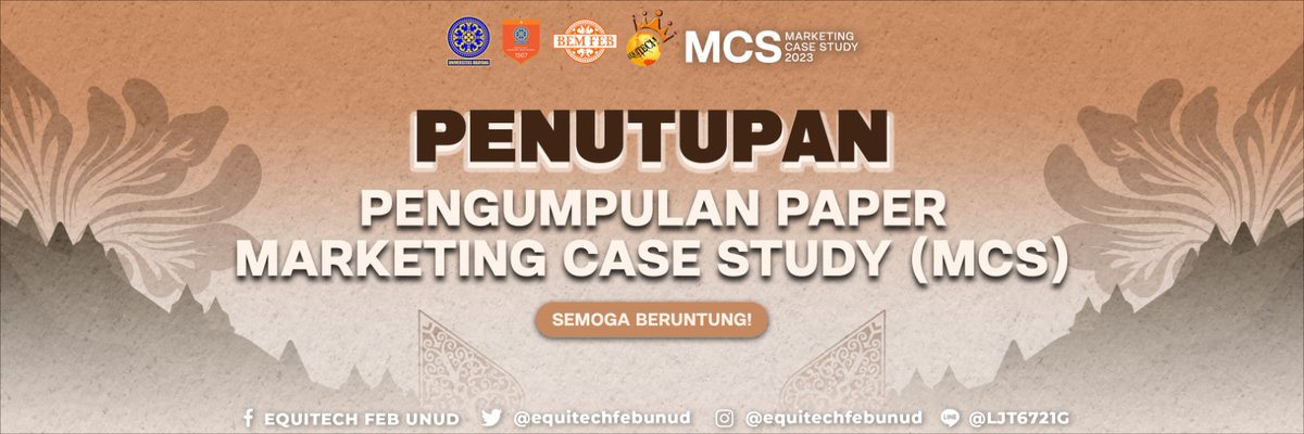 equitechfebunud's tweet photo. [PENUTUPAN PENGUMPULAN PAPER]

Halo, Wirausaha Muda Indonesia👋🏻
https://t.co/gGqm0bMbFo https://t.co/tfnlXRkfuh