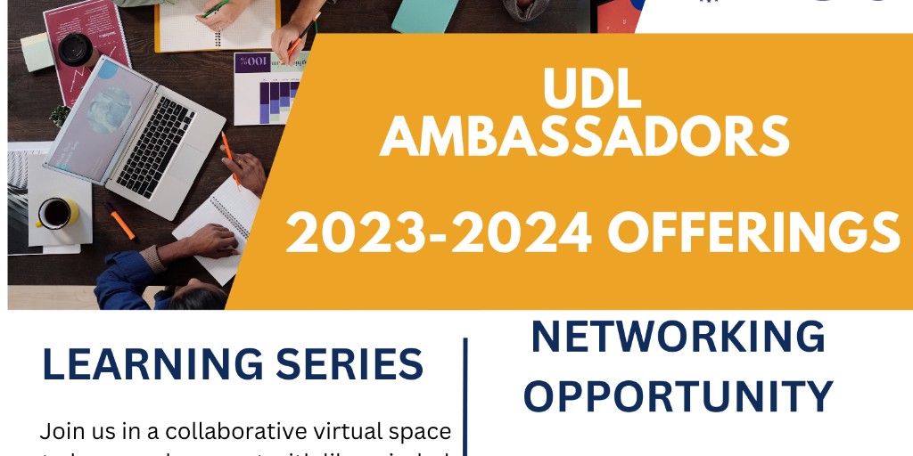 Are you curious about the latest strategies in professional learning for #UDL? 🤔 Seeking insights on successful approaches and lessons learned? Join us to connect, collaborate, and exchange ideas, resources, and experiences! ow.ly/VExz50PHBBy #MCIULearns #IU23in23 @MCIU