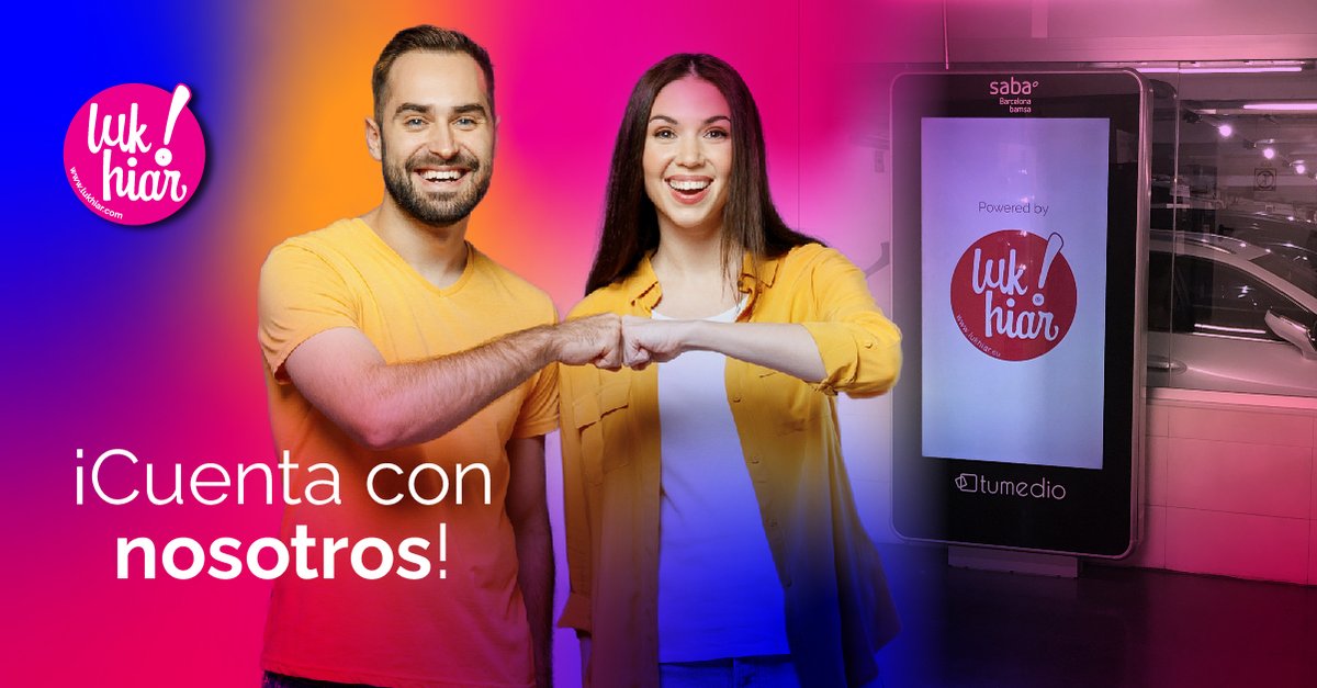 🔝 ¿Sabes que luk hiar! es líder en aparcamientos en España y Portugal?  Aunque también contamos con una gran cantidad de #pantallas en centros comerciales y vías públicas...  Si buscas una solución de #digitalsignage, ¡contacta con nosotros! 👉 lukhiar.eu/es/agencias/