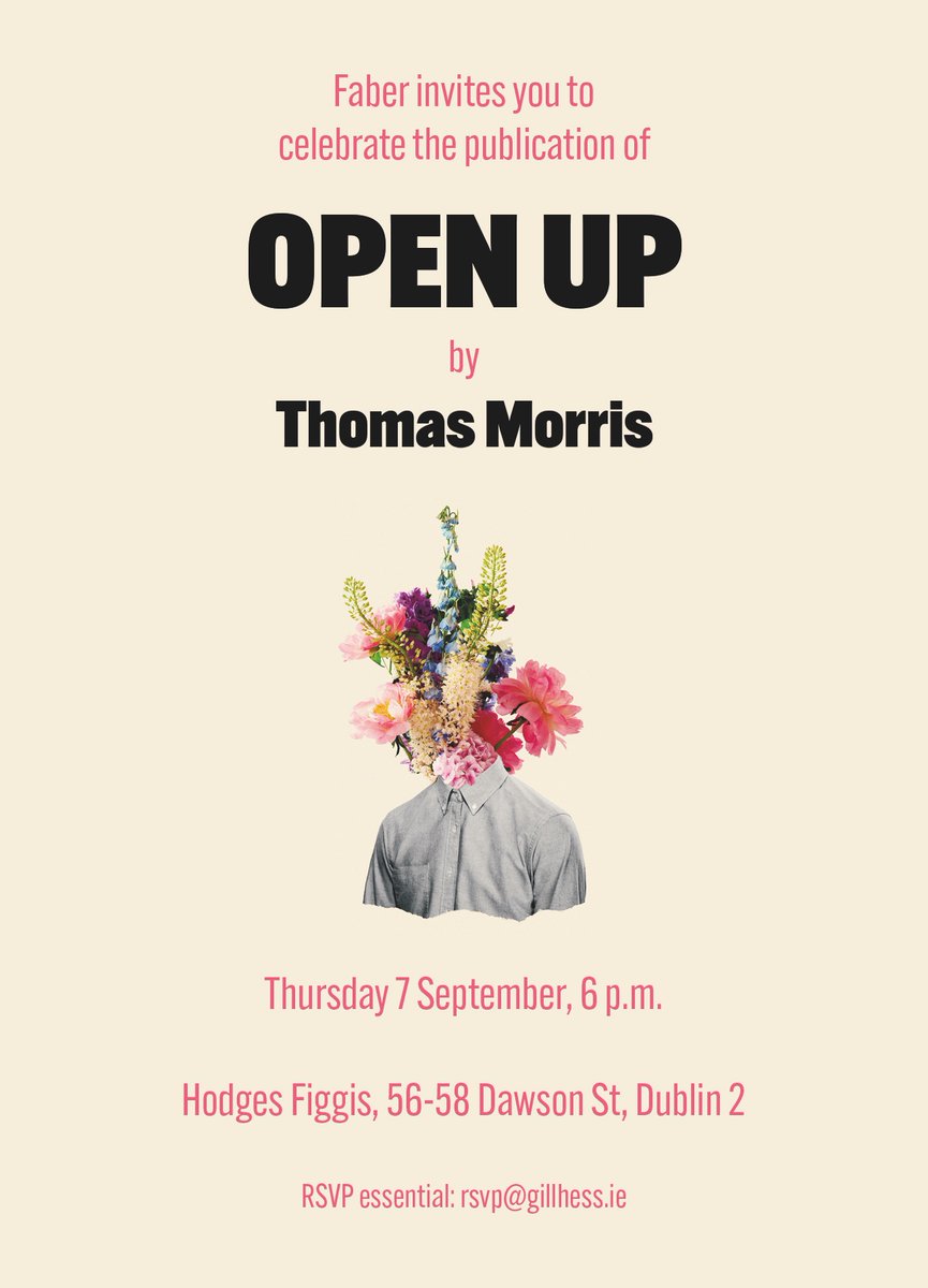 Thursday 6pm, our Editor at Large, Thomas Morris, is launching his new book of stories. Come along to <a href="/Hodges_Figgis/">Hodges Figgis</a> and join the celebrations!