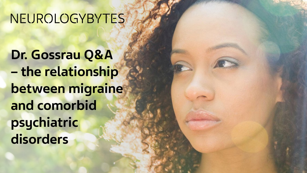 Comorbid psychiatric conditions are common among people with migraine. Watch a video of Dr. Gudrun Gossrau discussing her expert insights on the relationship between migraine and comorbid psychiatric conditions. ow.ly/18Cx50PGM4x #NeuroTwitter #NeuroTwitterNetwork