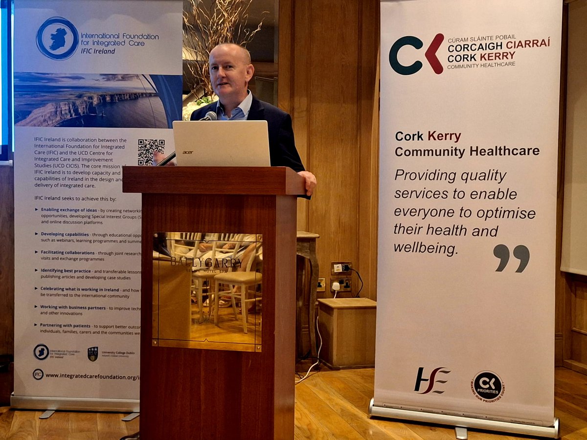 IFICInfo's tweet photo. Yesterday, we celebrated the 'Kerry Specialist Palliative Care Services A Case Study Research Evaluation' hosted by @CorkKerryCH and @kerryhospice.
Thank you to all who joined us at the @BGestatehotel Tralee.
#IFICIreland #integratedcare #IntegratedCareIreland https://t.co/9yLAHXXfAQ