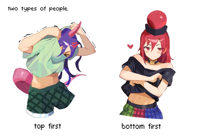 i still don't know how people take off their shirt from the bottom#東方Project #東方 