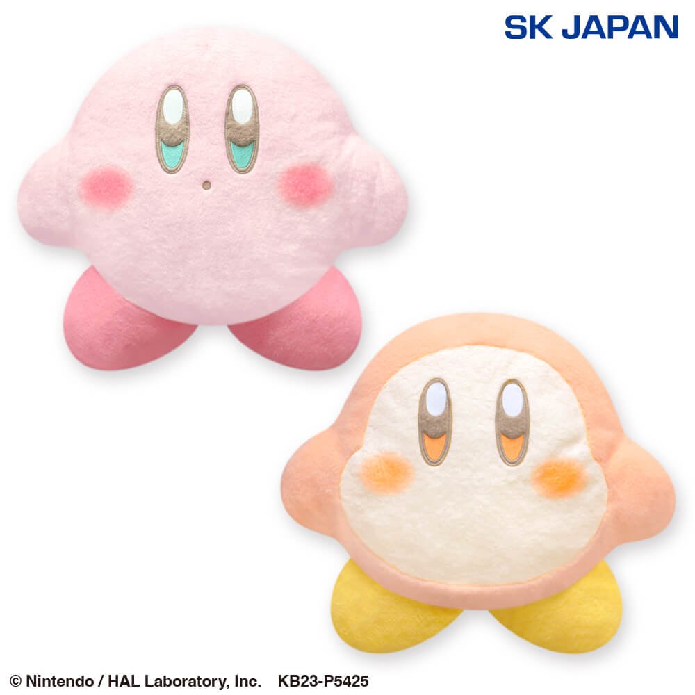 星のカービィ』より #羊毛フェルト 風 ぬいぐるみクッションが登場