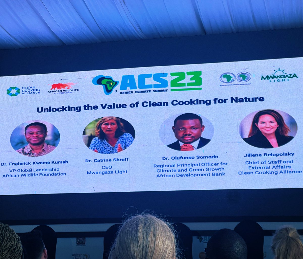 And we are live! Join us and our partners at @cleancooking for this instrumental Panel discussion borrowing from lessons learnt from those working with communities to adapt through clean cooking and to those providing the financial mechanisms like @AfDB_Group