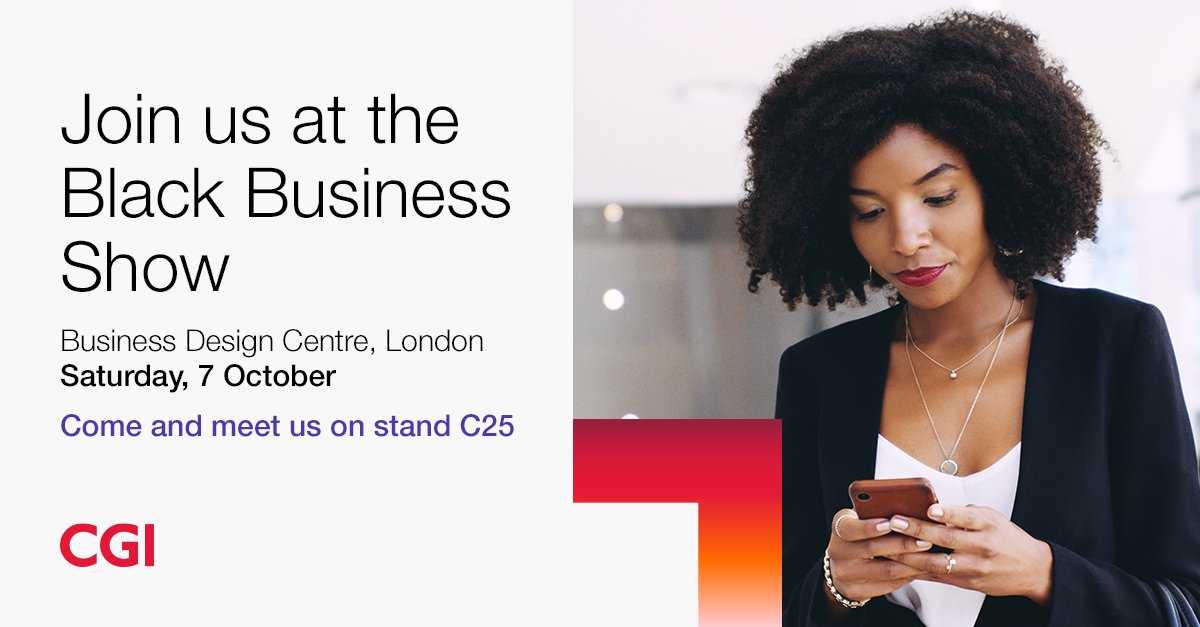CGI UK (@cgi_uknews) on Twitter photo We believe every idea matters because #diversity of thought brings value – your value. Visit our stand at the <a href="/UKBBSHOW/">UK Black Business Show</a> and find out about our #UnconditionallyInclusive environment, where everyone has the opportunity to thrive. Register here: bit.ly/3Pm5Njh #WeAreCGI We believe every idea matters because #diversity of thought brings value – your value. Visit our stand at the <a href="/UKBBSHOW/">UK Black Business Show</a> and find out about our #UnconditionallyInclusive environment, where everyone has the opportunity to thrive. Register here: bit.ly/3Pm5Njh #WeAreCGI