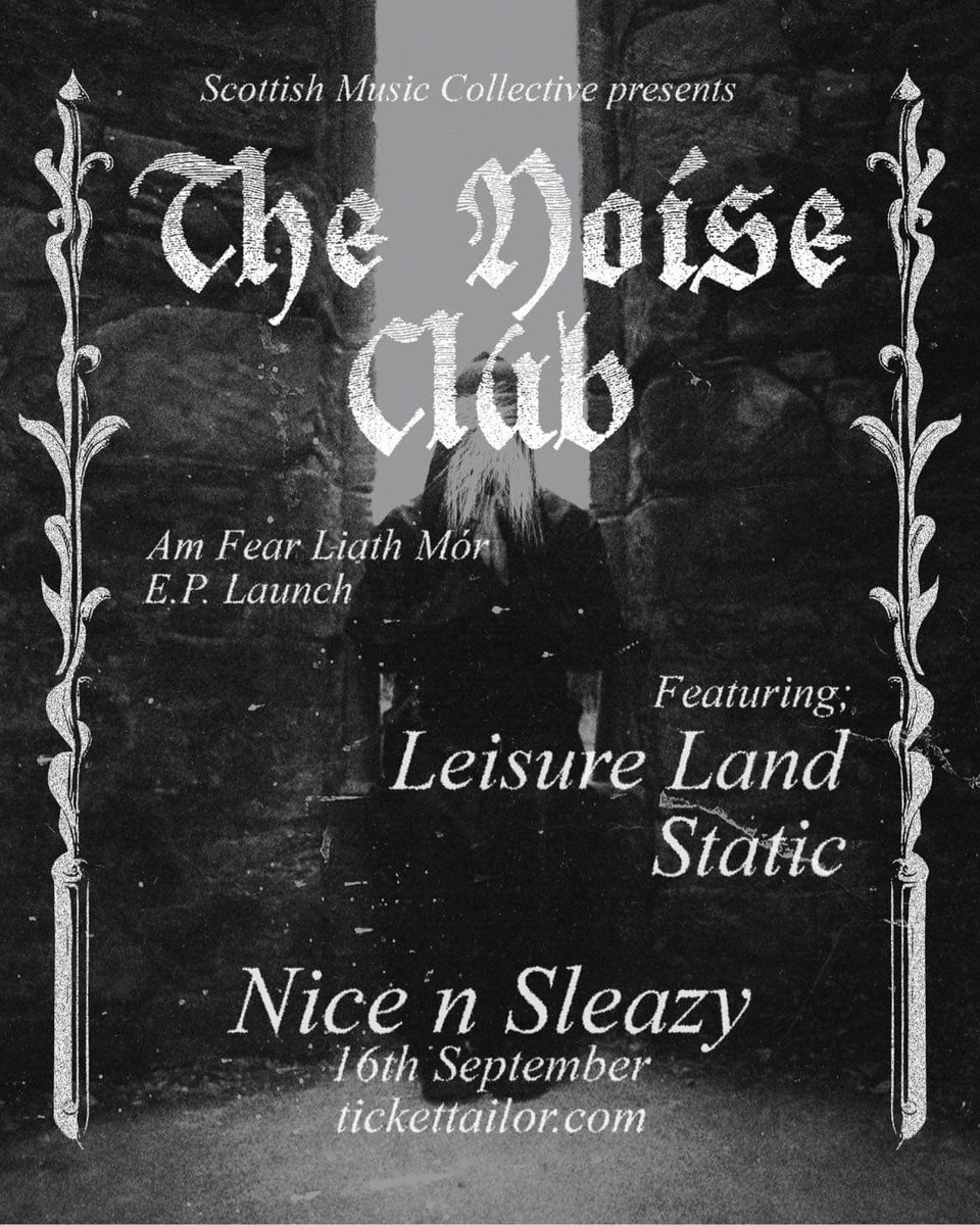_thenoiseclub's tweet photo. Brother and sisters of Noise…

This Friday we releases the holy gospel of music into the world with the story of Am Fear Liath Mor 

8 passings of the sun later we shall descend on the temple of nice and sleazy to celebrate 

Find redemption here - https://t.co/ms1o419AM4

TNC x https://t.co/zJvHqVKWMp