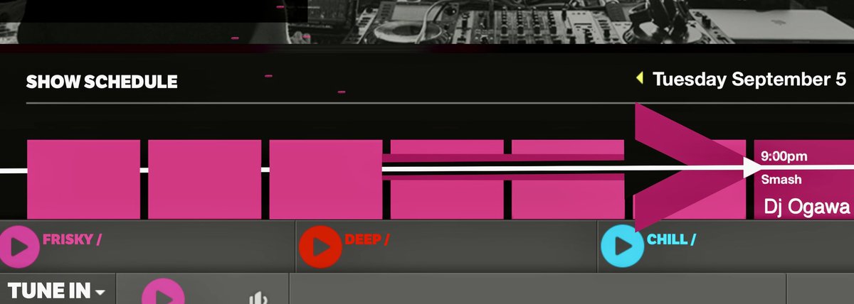 loopatsuo's tweet photo. September.
A new episode of "SMASH", @djogawa 's monthly DJ MIX programme exclusively for @friskyradio, will be on stream TODAY at 9PM_JST!!!
#Technologymusic #Progressivehouse #Techhouse #electronicmusic
https://t.co/TOLatCVtN6 https://t.co/ZqqOSw55Nx