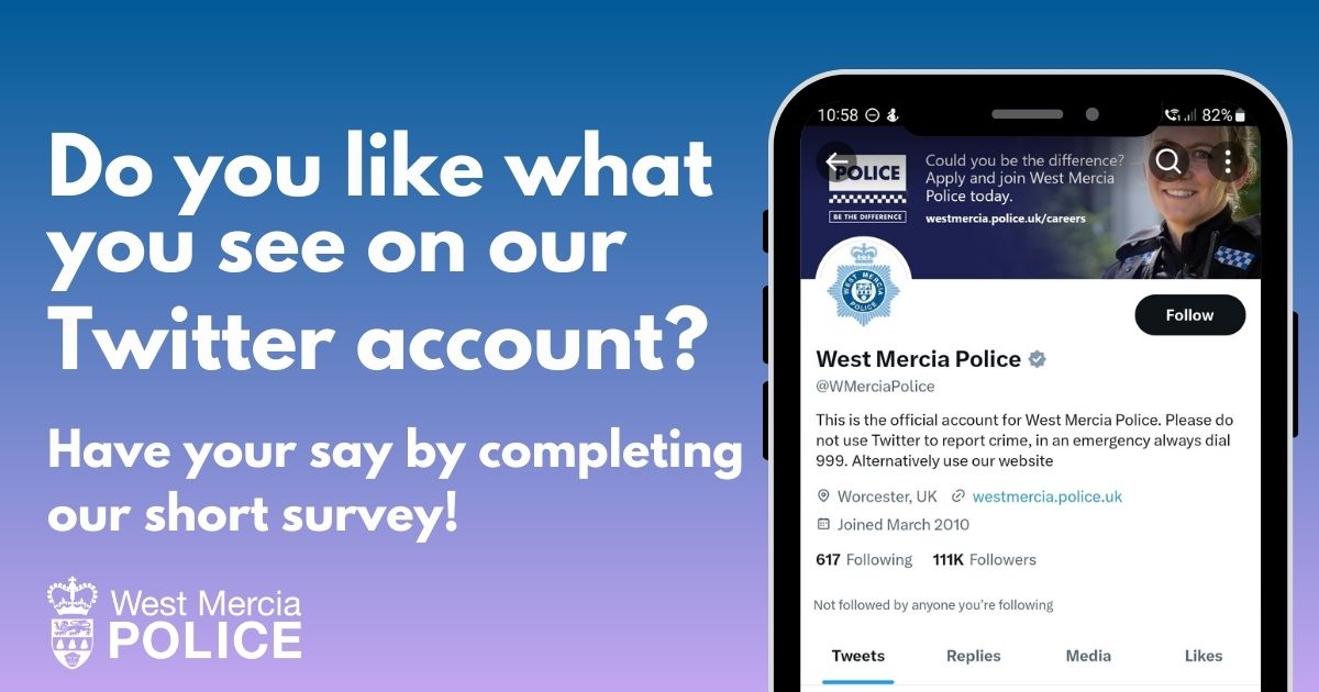 👋 Hi Ledbury, what do you think of this Twitter account?

🤔 Are we getting it right? Are there things you don't particularly like?

🗣️ Whatever your opinion, we'd love to know what you think. Pls spare a few minutes and complete the anonymous survey - orlo.uk/GnBnf