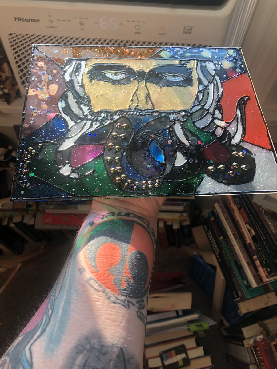 I have committed a second Ed #OFMD #OFMDS2 #OFMDFanArt #EdwardTeach #Blackbeard #KrakenEd #Objection #handmade #pittsburghartist #smallbusiness nightjarbazaar.com